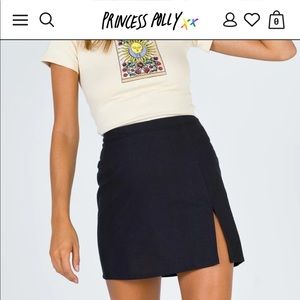 Princess Polly Motel Sheny Mini Skirt